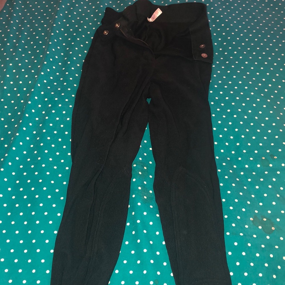 Black American Apparel Riding Pants
